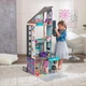 Кукольный деревянный домик KidKraft Bianca City Life 65989 с 26 аксессуарами и световыми эффектами - изображение 1