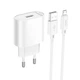 Адаптер мережний HOCO Micro USB Cable Fighter single port charger set C109A |1USB, 2.1A/10.5W| - изображение 1