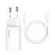 Адаптер мережевий BASEUS Super si quick charger IC |1Type-C, 3A/30W, PD/QC| (CCSUP-J02) Black - зображення 10