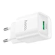 Адаптер мережевий HOCO Charm single port QC charger C145A |1USB, 3A, QC3.0| - зображення 5