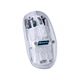 Компьютерная мышь Xtrike беспроводная 2.4G/Bluetooth 5.2 800–1200–1600 dpi Прозрачно-белая (GW-114) - изображение 2