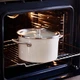 Каструля з кришкою KitchenAid Steel Core CC003269-001 24 см 6 л кремова - зображення 4