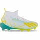 Бутси футбольні дитячі з носком SP-Sport Air MX10-35 розмір 35 White-Yellow-Mint - зображення 1