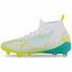 Бутси футбольні дитячі з носком SP-Sport Air MX10-35 розмір 35 White-Yellow-Mint - зображення 2