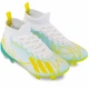 Бутси футбольні дитячі з носком SP-Sport Air MX10-35 розмір 35 White-Yellow-Mint - зображення 3