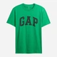 Футболка хлопковая длинная мужская Gap 157784416 L Зеленая (1159839498) - изображение 4