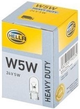 Żarówka samochodowa Hella Heavy Duty W5W 24 V (8GP003594251) - obraz 1