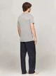 Набор футболок хлопковых длинных мужских Tommy Hilfiger 280214777 L 3 шт Серый/Белый/Черный (1159840062) - изображение 3