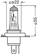 Żarówka samochodowa Osram Classic H4 12 V (64193CLC) - obraz 5