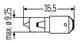 Автомобільна лампа Hella Standard H6W 12 В 6 Вт (8GH007643121) - зображення 3