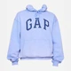 Худи теплое оверсайз женское GAP 952310584 S Голубое ( 1159840036) - изображение 2