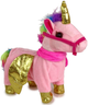 Кінь LEAN Toys із золотими крилами та музикою Рожевий 12685 (5905214977238) - зображення 1