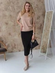 Юбка миди осенняя прямая женская ARTKNIT Katrin L/XL Черная (4823093454873) - изображение 6