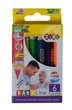 Карандаши цветные ZiBi BABY Line JUMBO 6цв mini (ZB.2450) - изображение 2