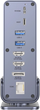 Док-станція Unitek DisplayLink Triple 4K Space Grey (D1135AGY01) - зображення 3
