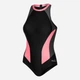 Купальник слитный женский Aqua Speed Nina 344-133 42 (XL) Черный/Серый/Коралловый (5908217664099) - зображення 1