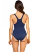 Купальник закритий жіночий Aqua Speed Stella Lady Чорний Блакитний (XL) 42 (299-41) - зображення 4