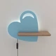 Настінний світильник Candellux Heart 36x26 см Коричнево-синій (21-84576) - зображення 2
