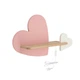 Настінний світильник Candellux Heart 43x26 см Коричнево-рожевий (21-84552) - зображення 1