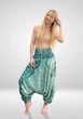 Штаны-шаровары Алладины с мотней Jade Mosaic RAO WEAR OneSize зеленый - изображение 1