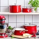 Каструля KitchenAid Steel Core з кришкою 3,7 л 20 см CC003267-001 червоний (00128434) - зображення 2