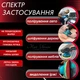 Полірувальна машинка акумуляторна для авто 12V 380Вт Waxing Polisher, шліфмашина орбітальна бездротова з 4 насадками для полірування кузова, фар, меблів, металу, регульована швидкість 2800–5500 об/хв, YK49 - зображення 2