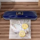 Вакуумный упаковщик еды Lesko AL-8003 Dark Blue вакууматор для упаковки еды и продуктов дома - изображение 4
