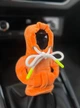 Чехол худи на рычаг КПП / АКПП | Car Hoodie для авто | Креативная кофта на коробку передач | Оранжевый - изображение 2