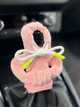 Чехол худи на рычаг КПП / АКПП | Car Hoodie для авто | Креативная кофта на коробку передач | Розовая - изображение 2