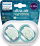 Smoczek ortodontyczny Philips AVENT Ultra Air Nighttime 6-18m 2 szt SCF376/13 (8720689016636) - obraz 7
