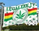 Флаг с каннабисом Legalize 90×150 см - изображение 1