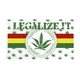 Флаг с каннабисом Legalize 90×150 см - изображение 2