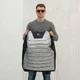 Куртка мужская демисезонная большого размера UF-Fashion 67-сфк 56 графитовый - изображение 7