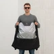 Мужская зимняя куртка большого размера UF-Fashion 124-сфк 58 черный - изображение 6
