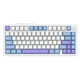 Клавіатура бездротова Attack Shark X85 White Purple - изображение 1