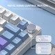 Клавіатура бездротова Attack Shark X85 White Purple - изображение 4