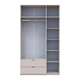 Шафа для одягу Doros Лукас Кашемір 3ДСП 135х50х240 DRS-011656 (80737802) - зображення 4