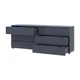 Комод Doros Рон 9 Графіт 6 Ящиків 160х38х62 DRS-011778 (41516176) - зображення 3