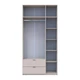 Шафа для одягу Doros Лукас Кашемір 3ДСП 120х50х240 DRS-011653 (80737798) - зображення 2