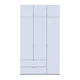 Шафа для одягу Doros Лукас Білий 3ДСП 135х50х240 DRS-011652 (80737800) - зображення 7