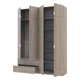 Шкаф для одежды Doros Лукас Дуб Сонома 180х50х240 DRS-011620 (80737731) - изображение 2