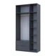 Шкаф для одежды Doros Лукас Графит 3ДСП 120х50х240 DRS-011650 (80737797) - изображение 3