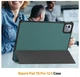 Чехол Crazy Horse на Xiaomi Pad 7S Pro (12.5") / чехол для планшета с функцией подставки / зеленый - изображение 3
