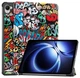 Чехол Crazy Horse на Xiaomi Pad Mini (8.8") / чехол для планшета с функцией подставки / grafitti - изображение 1