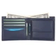 Мужской кожаный кошелек Brampton London Plutus Navy (Синий) - изображение 2