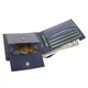 Мужской кожаный кошелек Brampton London Plutus Navy (Синий) - изображение 4