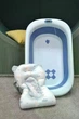 Ванна дитяча складна з матрацом і термометром Bimbo, blue 40255 - изображение 2