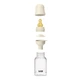Пляшечка для годування BIBS Bottle Round Latex 150ml Slow Flow, Ivory - изображение 2