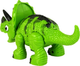 Динозавр LEAN Toys Трицератопс на батарейках Зелений 15165 (5905515355490) - зображення 6