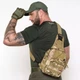 Сумка-рюкзак через плече з Cordura 900D, камуфляж, трансформер, MOLLE - изображение 3